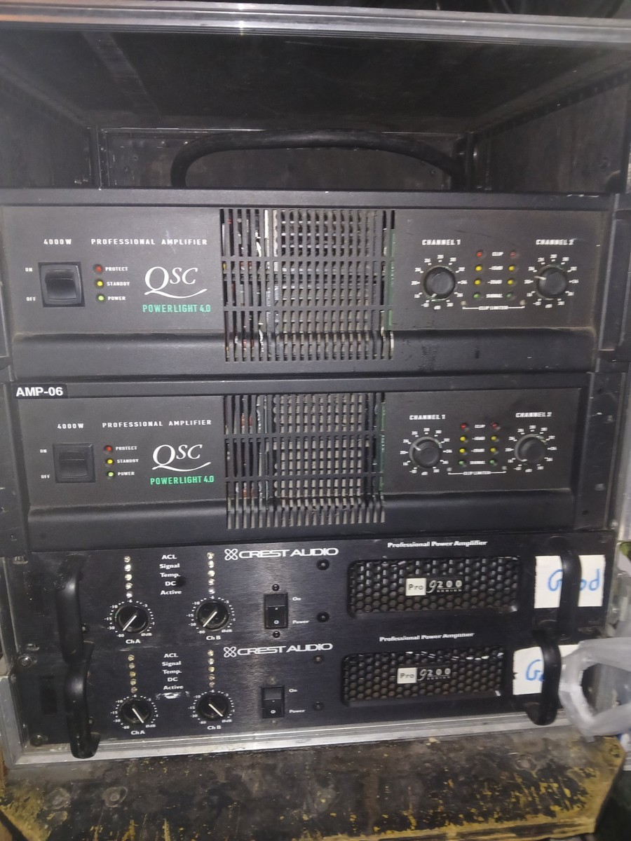 QSC PowerLight 4.0 2-Channel Power Amplifier PL 4.0 | eBay