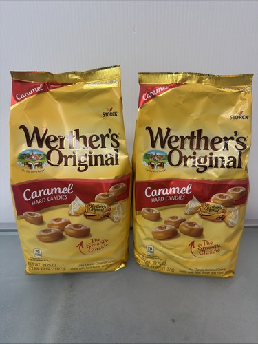 2 Pack Werther’s Original Hard Caramel Candy, 39.75oz Bulk, Party Size