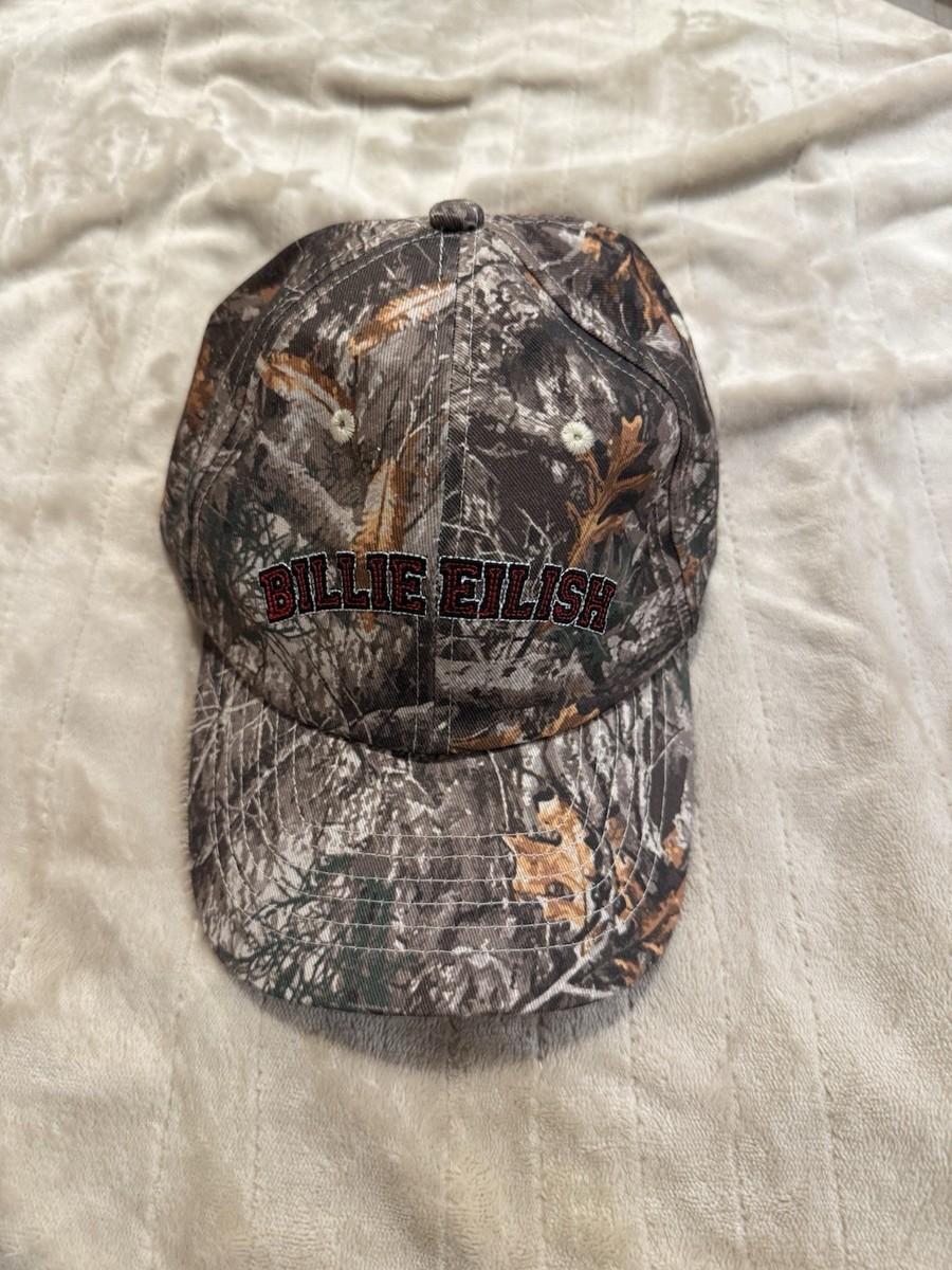Billie Eilish ツリーカモ　キャップ official Billie Eilish camo hat RARE hit me hard and soft | eBay