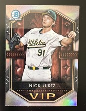 2025🔥Nick Kurtz🔥Bowman VIP Rookie #VIP-2 Athletics ROY (RC)