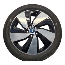 BMW I3 MK1 (I01) 2021 5Jx19" Rear Alloy Wheel & Tyre Silver/Black 36116856897