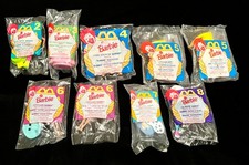 1994 BARBIE McDonalds Happy Meal Set of 9  2- 8 plus 2 skin tones New, Sealed