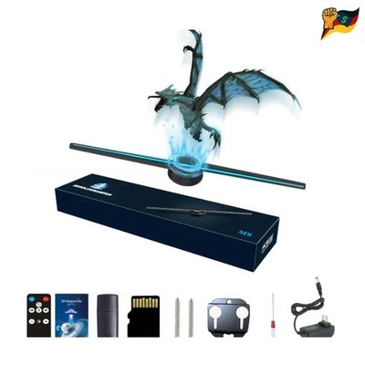 Missyou Hologramm Projektor 42cm 3D, Wifi, Fernbedienung, Display