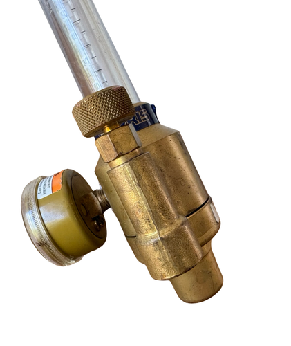 Regolatore misuratore di portata Harris Model 355-2 Argon (He) 355-2-Ar FUORI SCATOLA - Foto 7 di 10