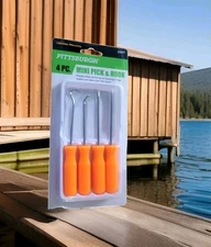 Pittsburgh Mini pick and hook set. 4-pc Orange Color .new
