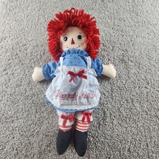 Raggedy Ann Doll Soft Plush Stuffed 16"