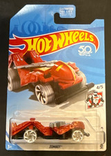 Hot Wheels Zombot "Treasure Hunt" HW '18 Robots 4/5 Red VHTF!
