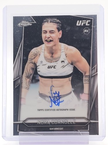 NORA CORNOLLE 2026 TOPPS CHROME UFC ROOKIE AUTO BASE #BAV-NC BANTAMWEIGHT Q2351