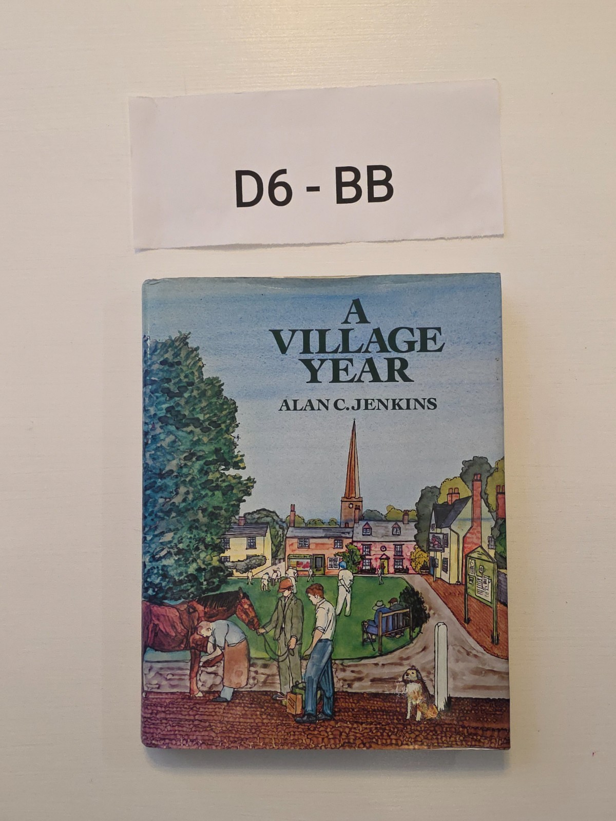 A Village Year by Alan C. Jenkins Hardback Book The Cheap Fast Free Post