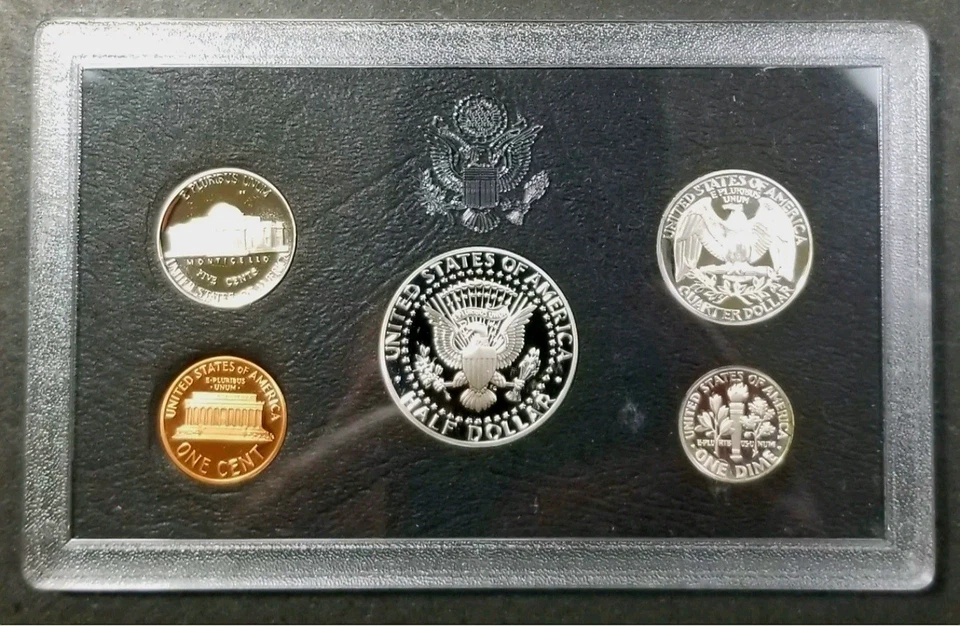 1993- 1996 90% Silver Proof Set U.S. Mint Original Government Packaging OGP COA - Image 3 of 4