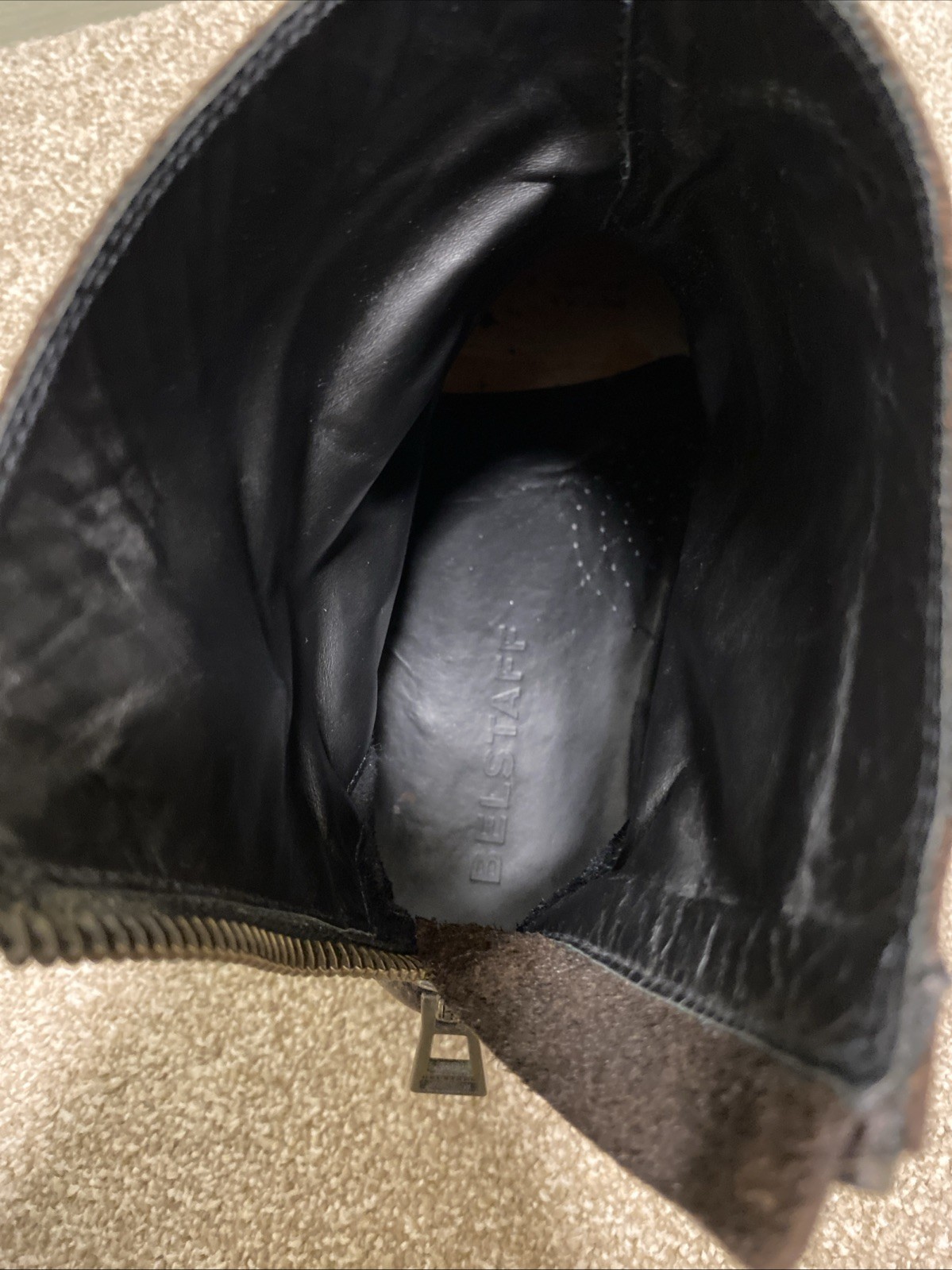 Belstaff Men’s Leather Original Trialmaster Boots Size 45 - Used image 9