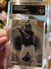 2008 Donruss Threads Abraham Almonte 117/250 Century Proof Green