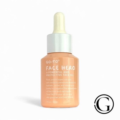 GO-TO Face Hero Powerful and Protective Face Oil 1 oz/30 ml Full Size NWOB