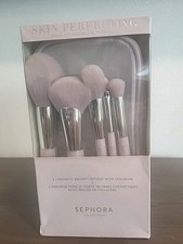 SEPHORA COLLECTION Skin Perfecting 5 Pc Brushes w/Collagen Damaged Stained Box