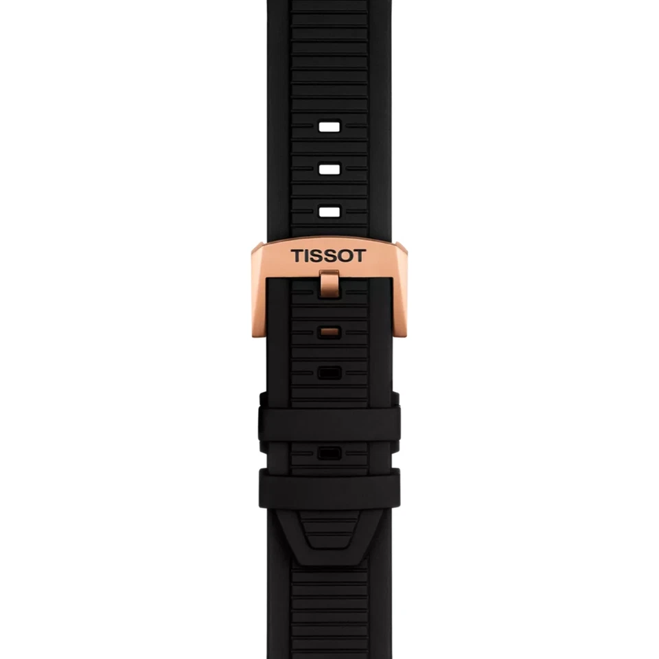 Tissot T-Race Chronograph Black/Rose Gold Quartz Men's Watch T1414173705100 - image 4 of 4