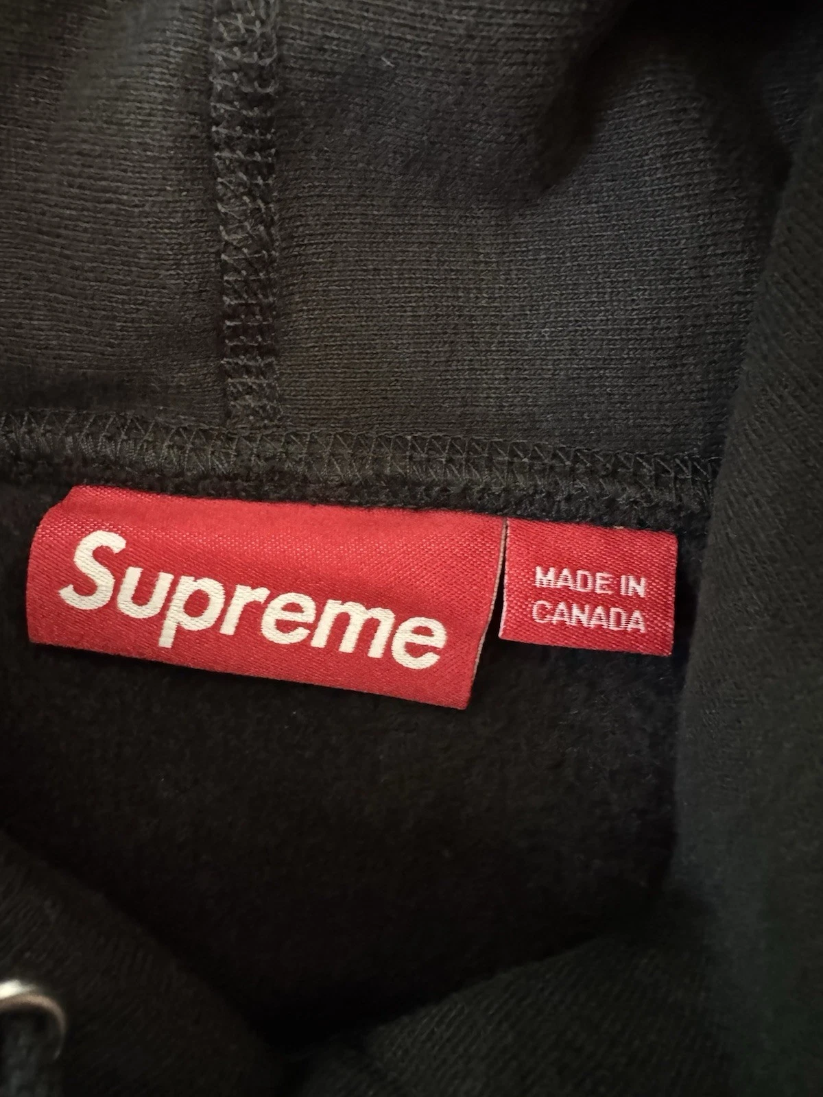 Felpa con cappuccio Supreme Box logo (FW24) NERA taglia L e XXL