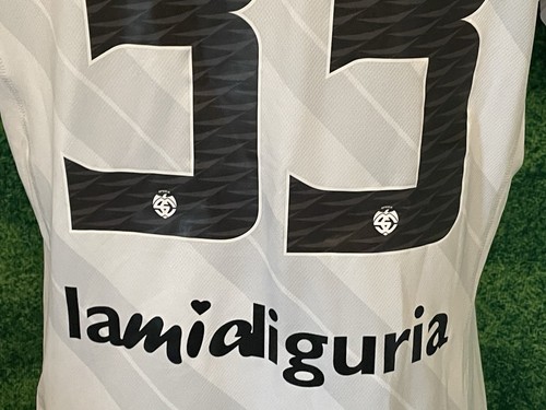 Maglia SPEZIA Calcio MATCH WORN 2023 32 GELASHVILI + certifcazione Bolaffi - Foto 15 di 24