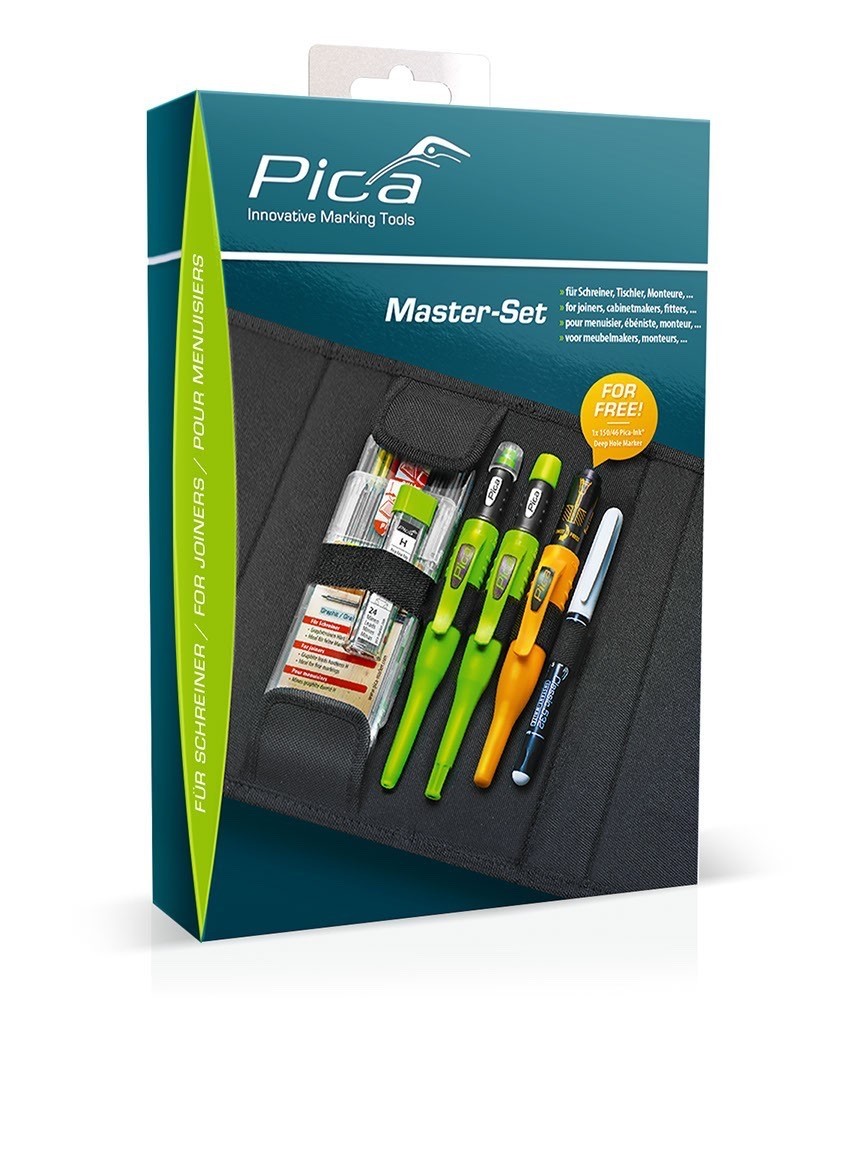 Pica Carpenters, Joiners Pencil & Pen Marker Master Set, 55010
