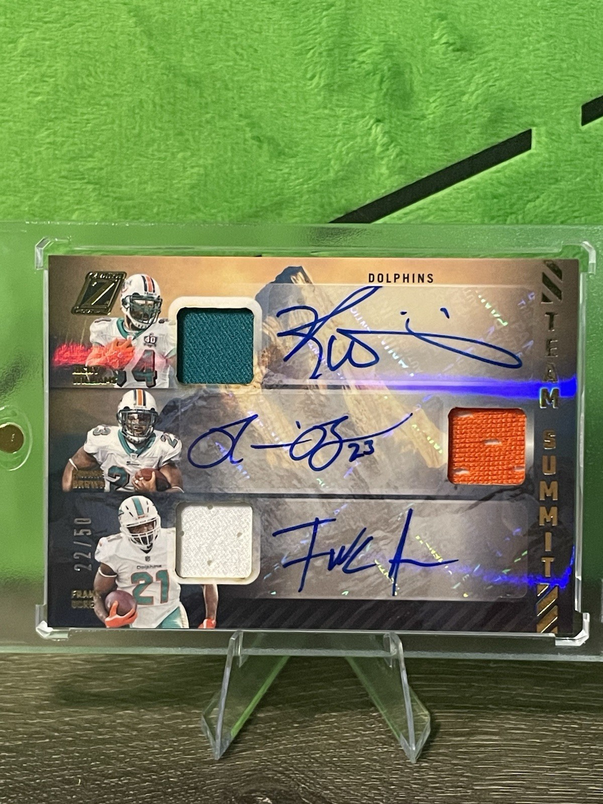 2023 Panini Zenith Ricky Williams / Frank Gore / Ronnie Brown Auto /50