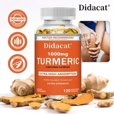 Turmeric Extract Complex 1000MG,Turmeric supplement -for Men & Women