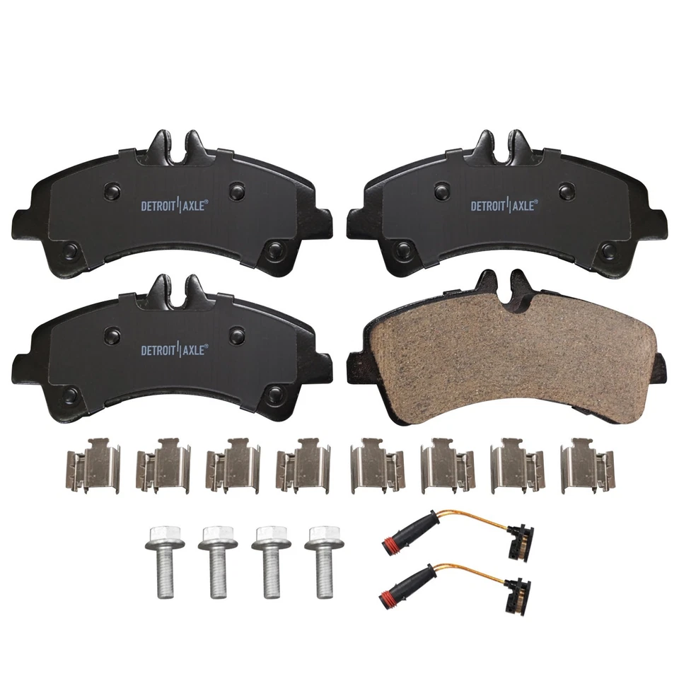 Conjunto de pastilhas de freio traseiras para 2007-2017 Dodge Freightliner Mercedes-Benz Sprinter 3500 - Imagem 3 de 4