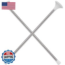 ABOAT 21" White Marching Baton Twirling Mini Shaft Cheerleader Dance Baton 21