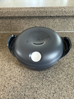 Tupperware Round  Heat N Serve Microwave Container Large Grey