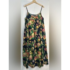 Gracila Floral Cotton Maxi Dress XL