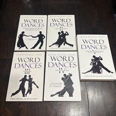 Word Dances I-V: by Joseph Michael Sepesy (English) PB 5 Book Lot Autographed