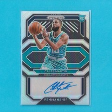 2020-21 Panini Prizm Rookie Penmanship Silver AUTO #RP-CMT Caleb Martin RC
