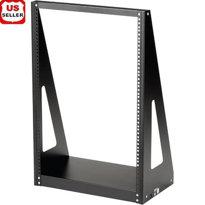 16U Open Frame Rackmount Server Rack Heavy Duty Alloy Steel Networking Equipment