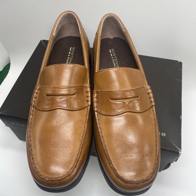 New Bostonian Flex Tan Leather Penny Loafers Dress Casual  display picture 3