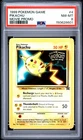 1999 POKEMON GAME MOVIE PROMO #4 PIKACHU PSA 8