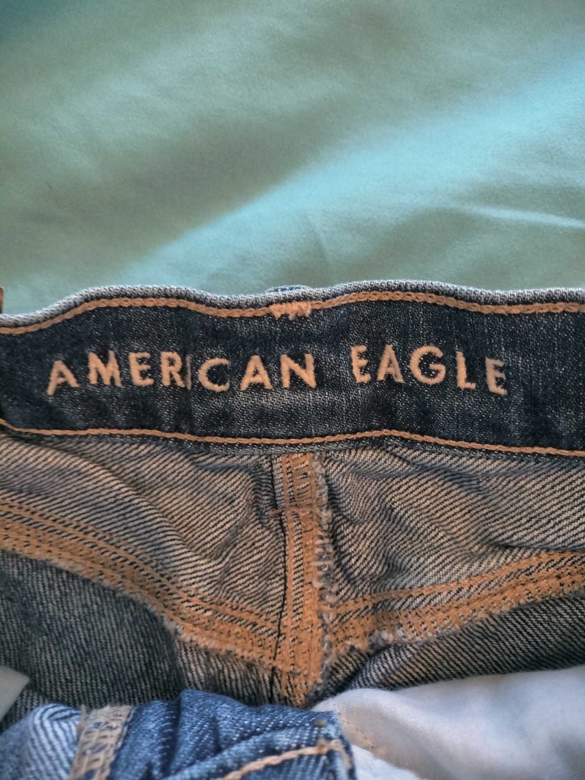 American Eagle Patchwork Denim Shorts High-Rise R… - image 5