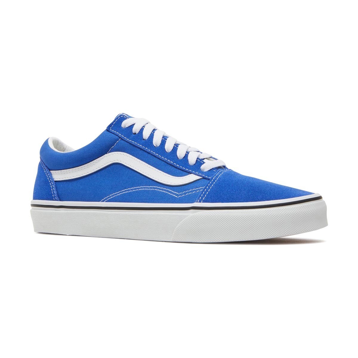 VANS Old Skool Skate Dazzling Blue/White VN0005UF6RE Size Mens 8 / Womens  9.5 thumbnail 2