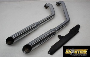 96-05 KAWASAKI VULCAN 800 VN800 VANCE & HINES EXHAUST PIPE MUFFLERS HEADER MOUNT