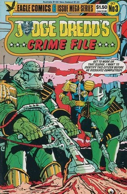 Judge Dredd's Crime File (Eagle) #3 FN; Eagle | w/Bag+Board