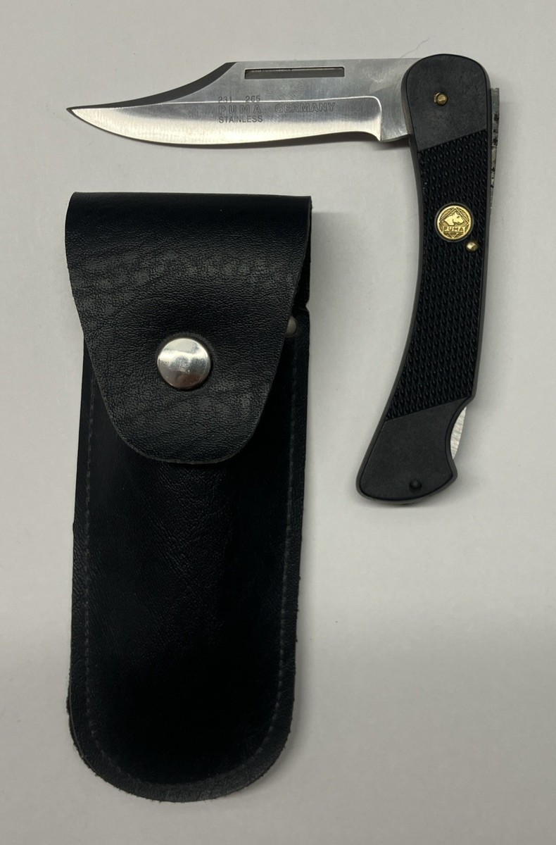 Puma Germany 231 265 Stainless Lockback Pocket Knife w/ Case