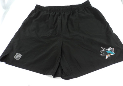 NHL San Jose Sharks Fanatics Athletic Training Shorts Men's Black Sz XL