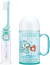 Skater Toothbrush Travel Set for Kids - Sanrio Hangyodon Friends TRKS1-A