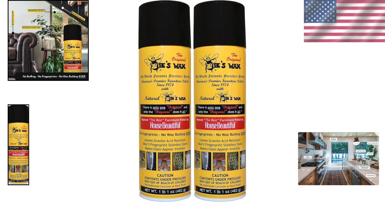 Old World Formula 2-Pack Natural Furniture Polish, 17 oz - Multi-Surface Cleaner
