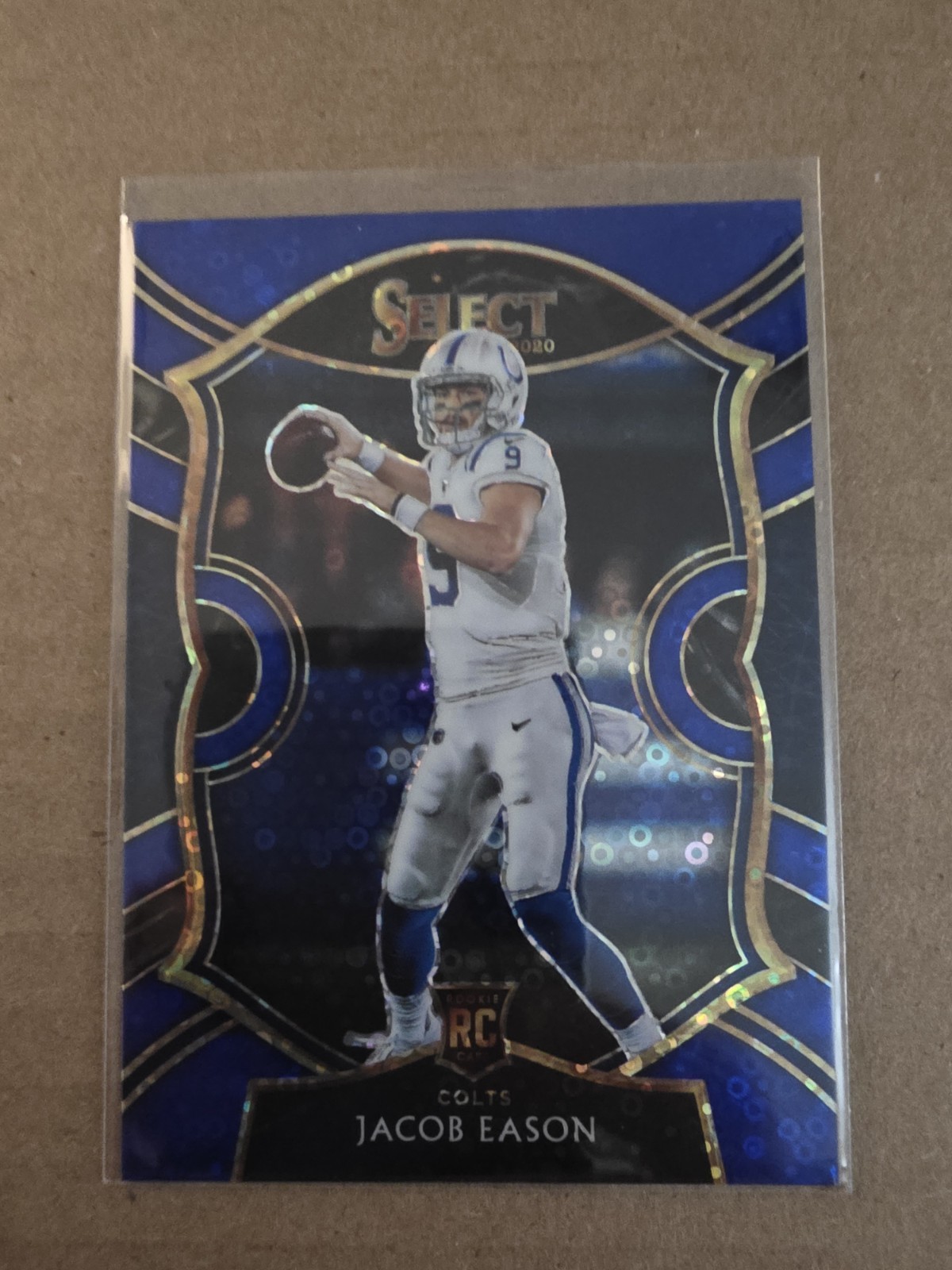2020 Select Jacob Eason Rookie Concourse Blue Disco 01/25