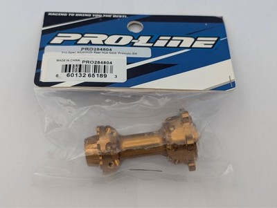 Pro-Line PRO284804 1/4 Pro-Spec Aluminum Rear Hub Gold Losi Promoto-SM New