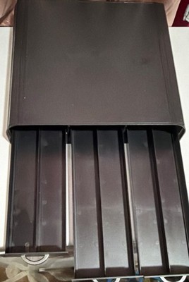 Mind Reader coffee Pods Organizer Black Plastic with Drawers