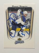 St Louis Blues JAMAL MAYERS Signed Card