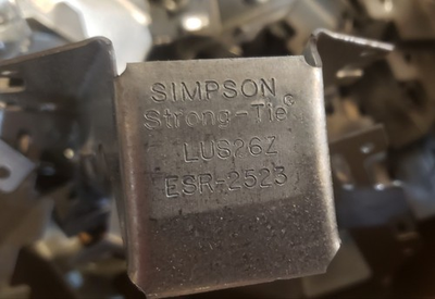 #ad Simpson Strong Tie LUS26Z 2 x 6 Double Shear Face Mount Hanger ZMAX LOT OF 34 $50.00