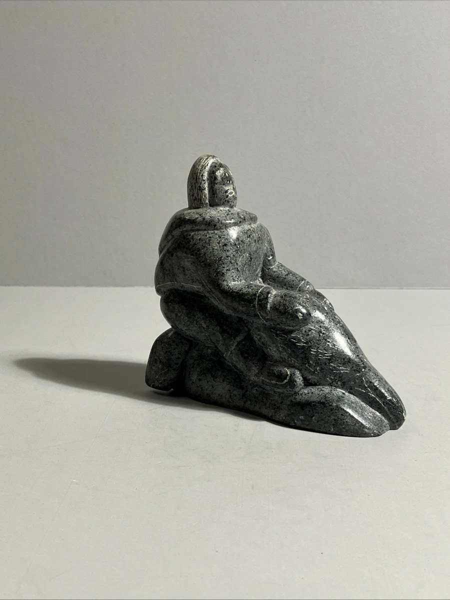 Eskimo Soapstone Carving In Art Sculptures for sale | eBay