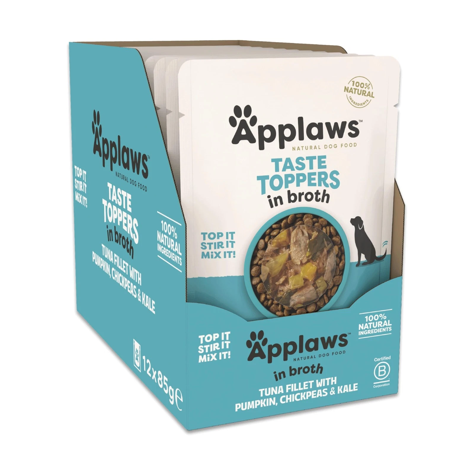 Applaws Natural Wet Dog Food Pouch, Grain Free Tuna with Vegetables in Broth ...
