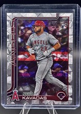 2025 Topps Series 1 - Niko Kavadas #278 Diamante Foil (RC)