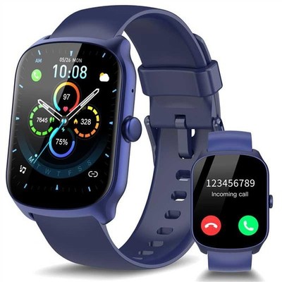 Smart Watch for Men Women, 1.95'' HD Curved Screen Smartwatch(Answer/Make Cal...